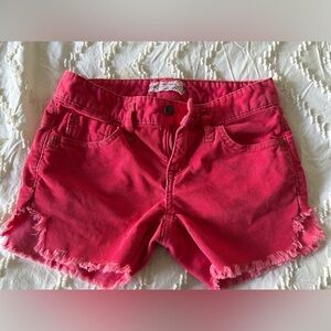 Free People Hot pink Corduroy shorts
Women size 24 raw hem